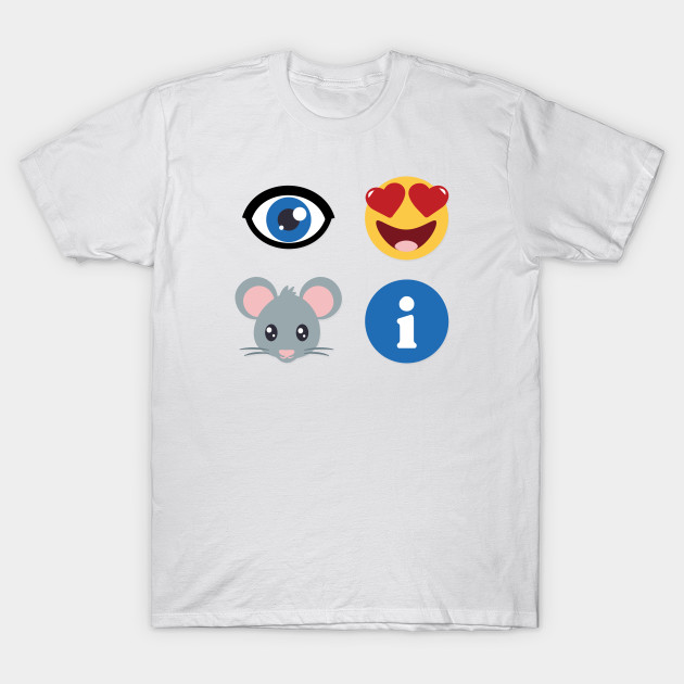 I HEART MOUSEINFO T-Shirt-TOZ